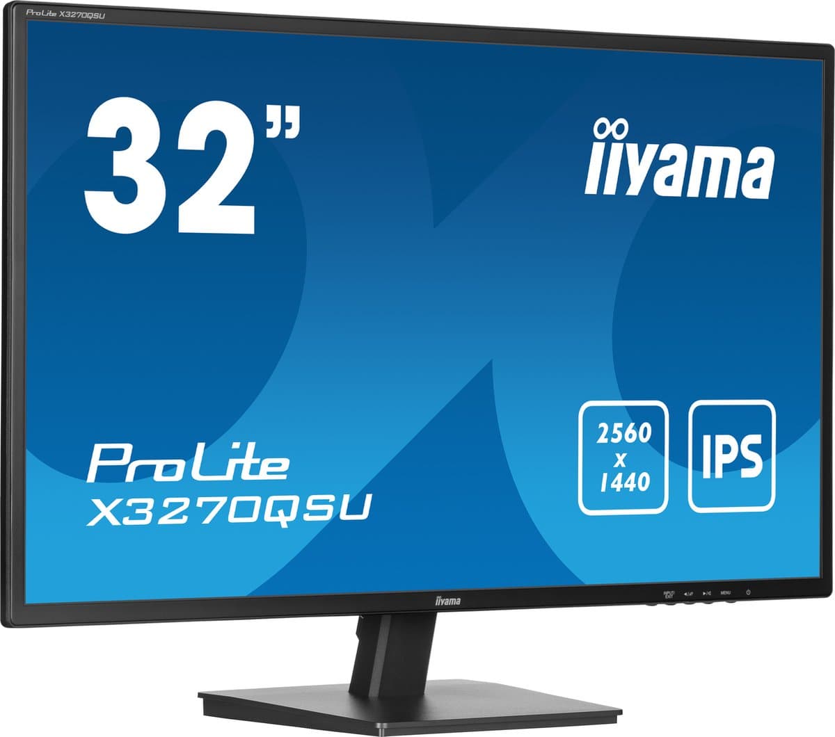 iiyama ProLite X3270QSU-B1 - 32 inch - QHD - IPS - USB-Hub (3x) — afbeelding 1