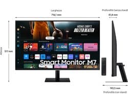Samsung 32" Smart Monitor M7 M70D UHD
