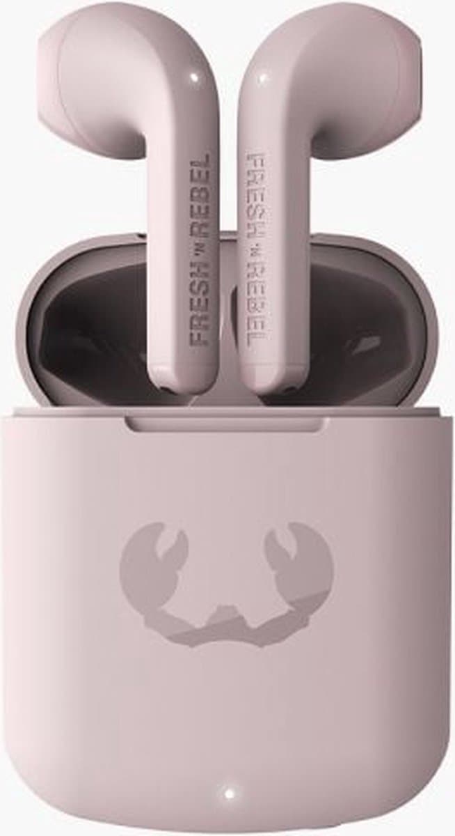 Fresh 'n Rebel Twins Core - Draadloze Bluetooth Oordopjes - Oortjes met 30 uur speelduur - Smokey Pink — afbeelding 1