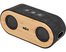 House of Marley Get Together 2 Mini Bluetooth Speaker - Draadloos - Waterproof - 15 uur Batterijduur - Party Pair - Bass boost EQ - 20 watt vermogen - Gemaakt van Duurzame Materialen
