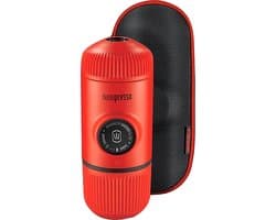 Wacaco Draagbare Nanopresso Lava Red Koffiemachine Met Deksel
