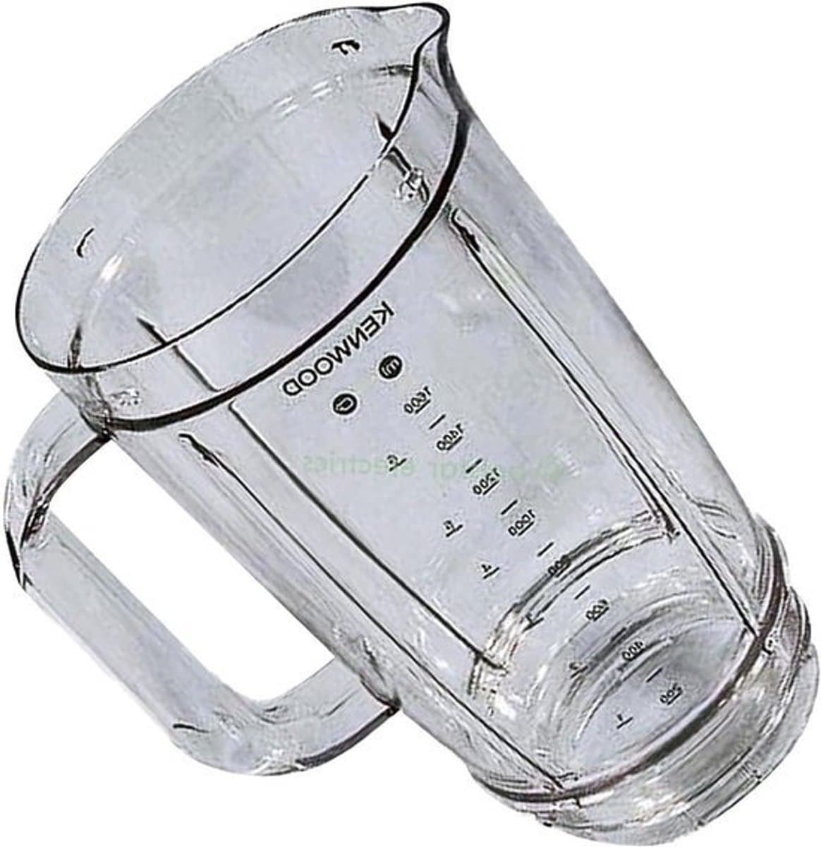 Keukenmachine Kan - Mixer Kom - Smoothies Maken - Met Fruitzeef - 2 Liter - Wit — afbeelding 1