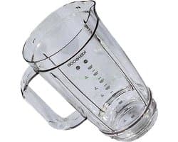 Keukenmachine Kan - Mixer Kom - Smoothies Maken - Met Fruitzeef - 2 Liter - Wit