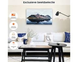 Infrarood Beeldverwarming 1000 Watt - Uitzicht Op Noorwegen - 1200 Watt Warmteafgifte - 60x120 cm - Elektrisch Met Snoer - Voor Binnen - Smart Thermostaat
