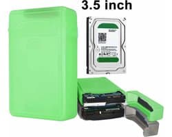 Let op type!! Bescherm hoesje voor 3.5 inch HDD harde schijf (groen)