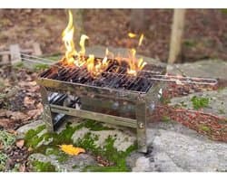 Opvouwbare houtskoolgrill Trek Mustang 43,5x25,5cm
