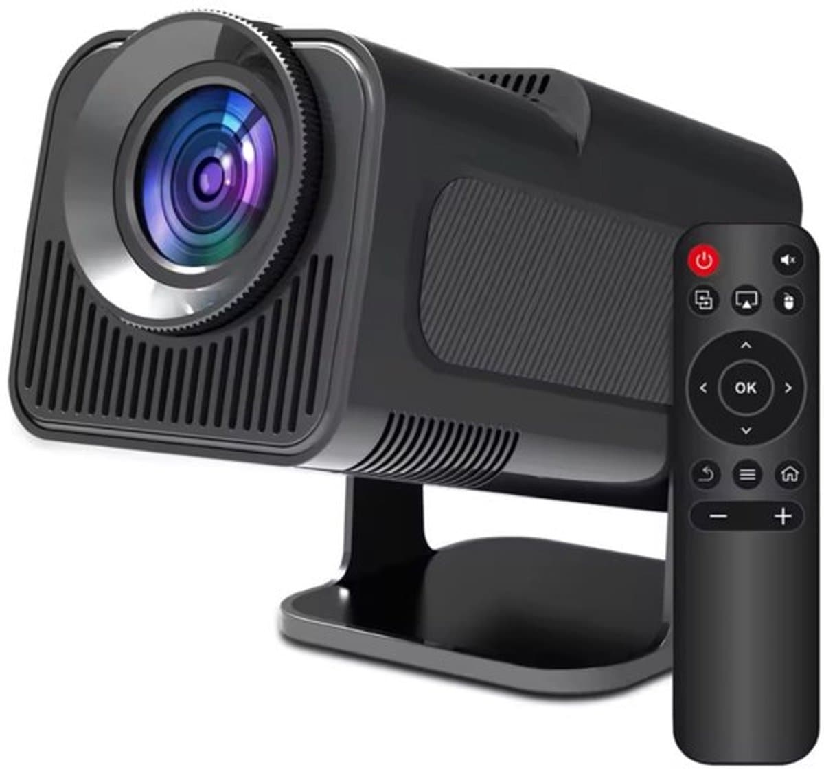 Mini Beamer 4K - Draagbare Projector - 390ANSI - ANDROID 11.0 - NETFLIX - Zeer helder - Ingebouwde Audio — afbeelding 1