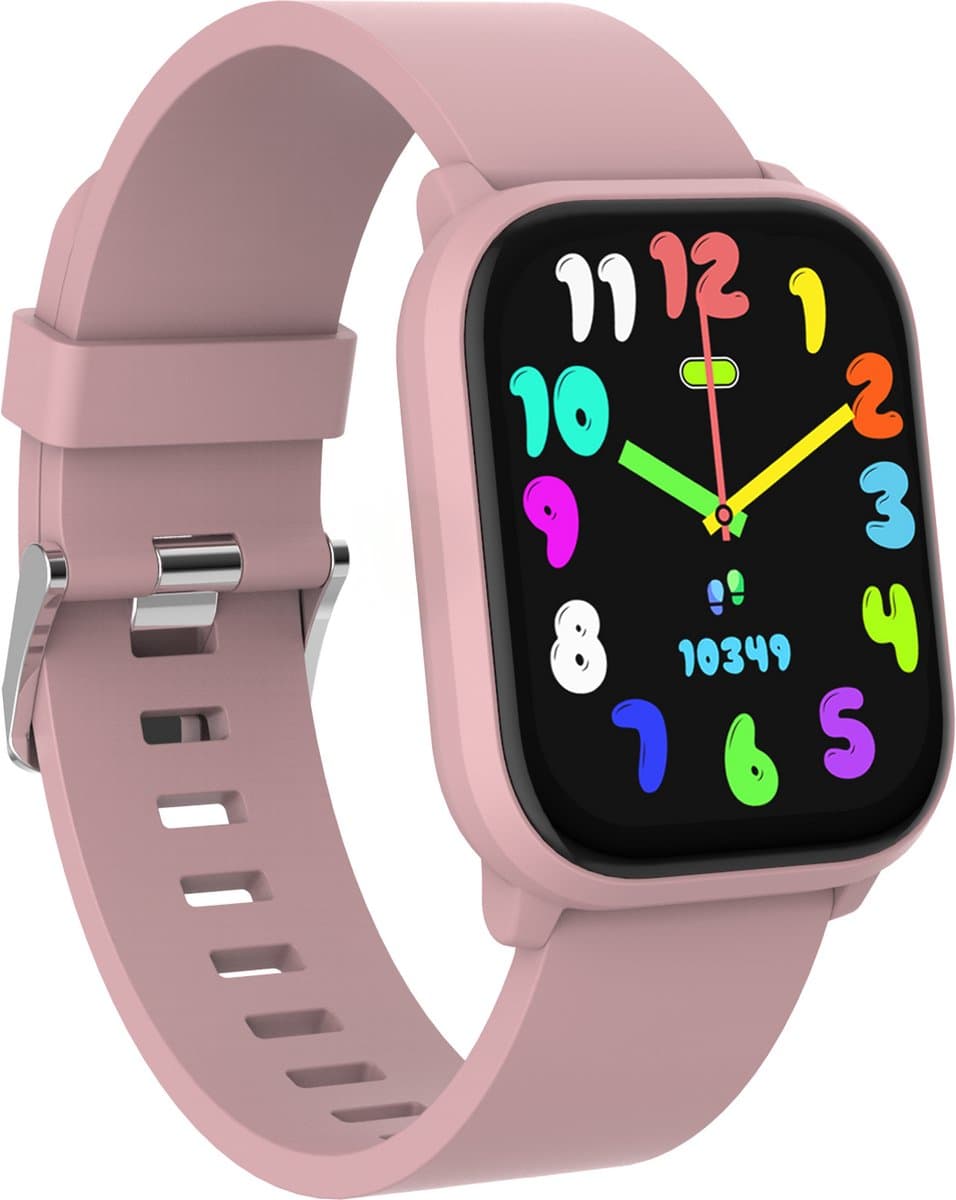 Denver Smartwatch Kinderen - Bellen/SMS/Whatsapp - Voor Android & iOS - Stappenteller - Slaapactiviteit - Hartslag, Bloeddrukmeter, Sportmodus - SWK120RO — afbeelding 1