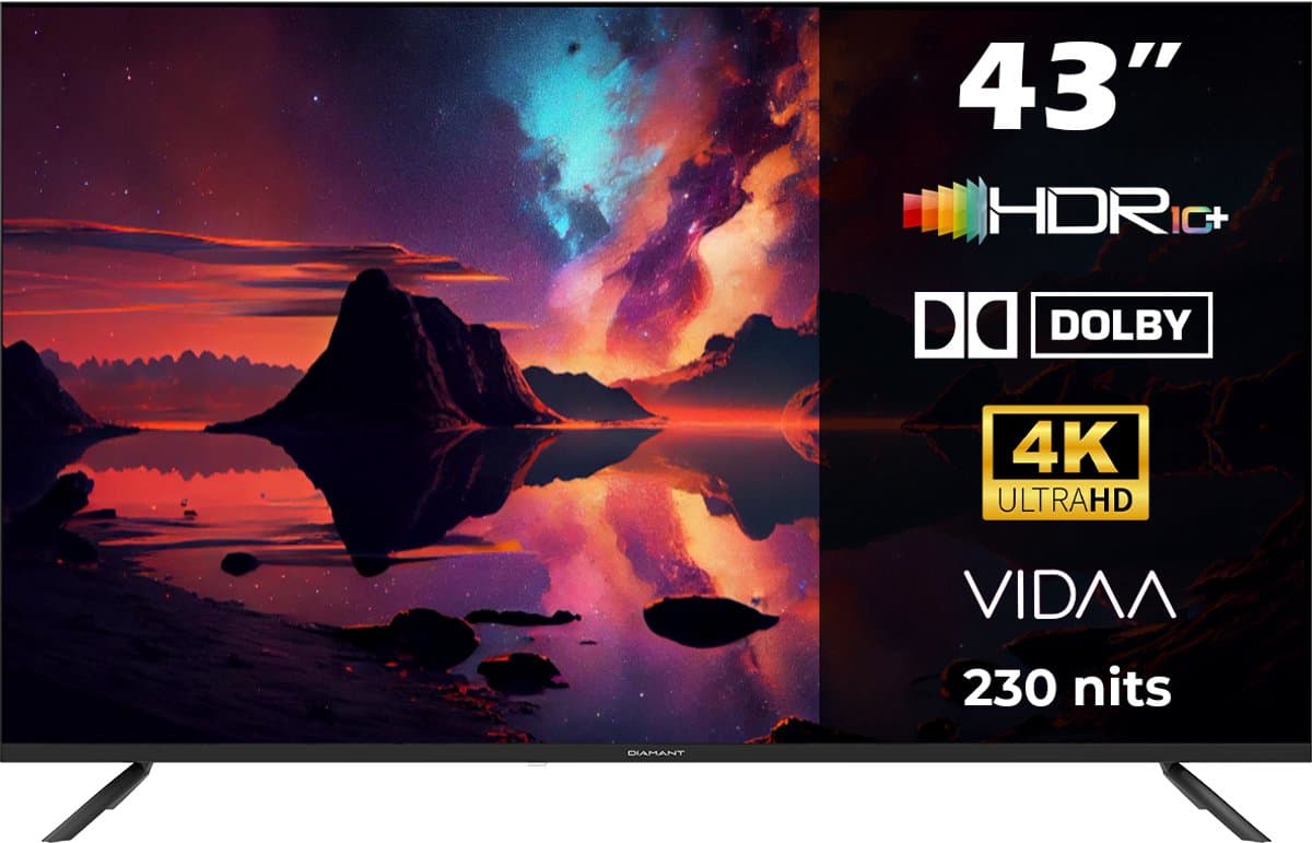 Horizon Diamant 43HL5530U/C Smart TV 43 Inch – 4K Ultra HD LED – 2024 — afbeelding 1