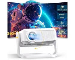 Mini beamer - Projector - Beamerscherm - Projectiescherm - Outdoor & Indoor Projector -