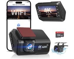 Dashcam voor Auto - Dual - Camerabewaking - Full HD - Zwart
