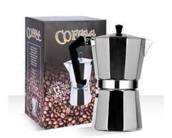 Kraftverdia Moka Express - Percolator - Moka Pot 300 ml 6 kops - Aluminium - Espresso maker