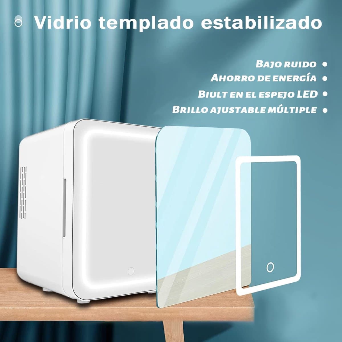 Mini Koelkast - Minibar - Skincare Fridge - Wit — afbeelding 1