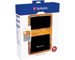 Draagbare Externe Harde Schijf 1TB USB 3.0 Compact Zwart