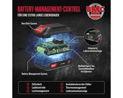 Accu Grasmaaier 18 V met Borstelloze Motor en 21 cm Maaibreedte