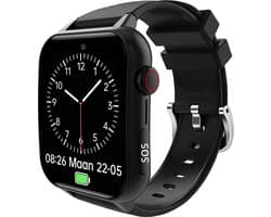 WatchToCare Pulse GPS Alarmhorloge Senioren | Camera | Valdetectie | 3-4 Dagen Accu | Discreet Design | Zonder Abonnement | Zwart