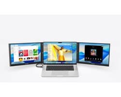 Mobile Pixels Trio 3 Pro - Portable Monitor - Dual 14.1" Display - QHD - 60hz - Draagbaar Beeldscherm - Draagbare Monitoren