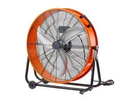 Industriële Ventilator - Trommelventilator/Vloerventilator - Diameter 61 cm - Drie Snelheden - Kantelbaar 360° - Luchtstroom 14.600 m³/u