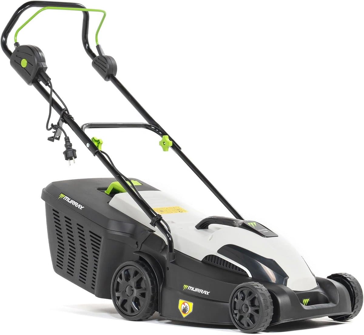 Elektrische Grasmaaier 2-in-1 1600 W met 38 cm Snijbreedte en 45 L Grasopvangbak voor Tuinen tot 500 m² — afbeelding 1