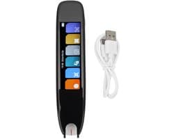 Aipen Vertaalcomputer - Vertaal Apparaat - Vertaalpen - 142 Talen - Slimme Vertaler - Smart Scanner Translator - Ai Vertaal Apparaat - Spraak Vertaal Functie - Voorleespen - Zakelijk Woordenboek - Met Lcd-Scherm - Draagbare Vertaler - Zwart