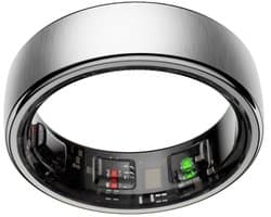 NOLATR Smart Ring NEX – Slimme Ring met Stappenteller, Slaaptracker & Hartslagmeter – Zonder Abonnement – Zilver – Maat 7