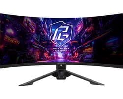 ASRock PG34QRT2B - Gaming Monitor - 34'' - VA - 3440 x 1440 WQHD - Gebogen (1500R) - 180 Hz - 1 ms - 500 cd/m² - 4000:1 - zwart