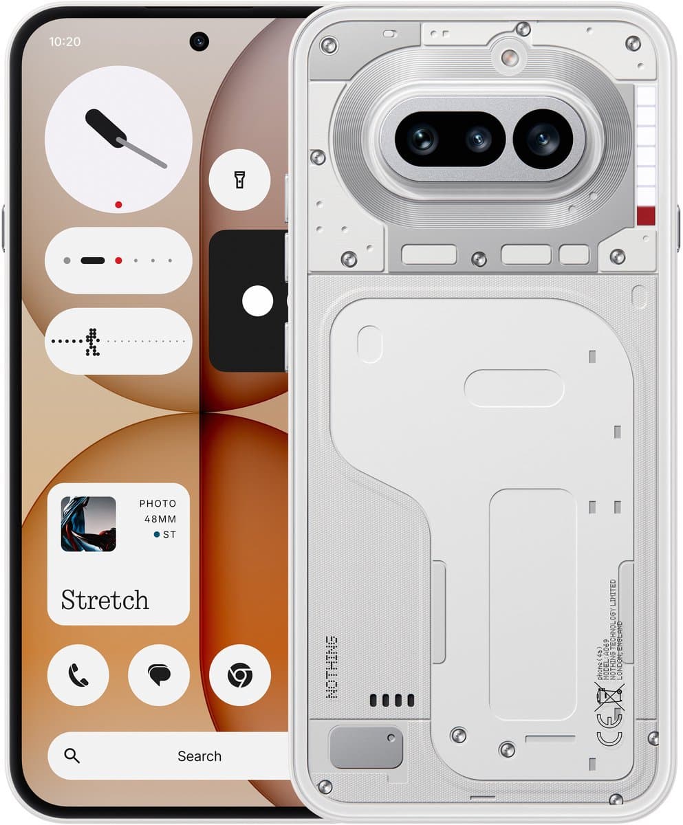 Nothing Phone 4a - 12GB/256GB - Wit — afbeelding 1