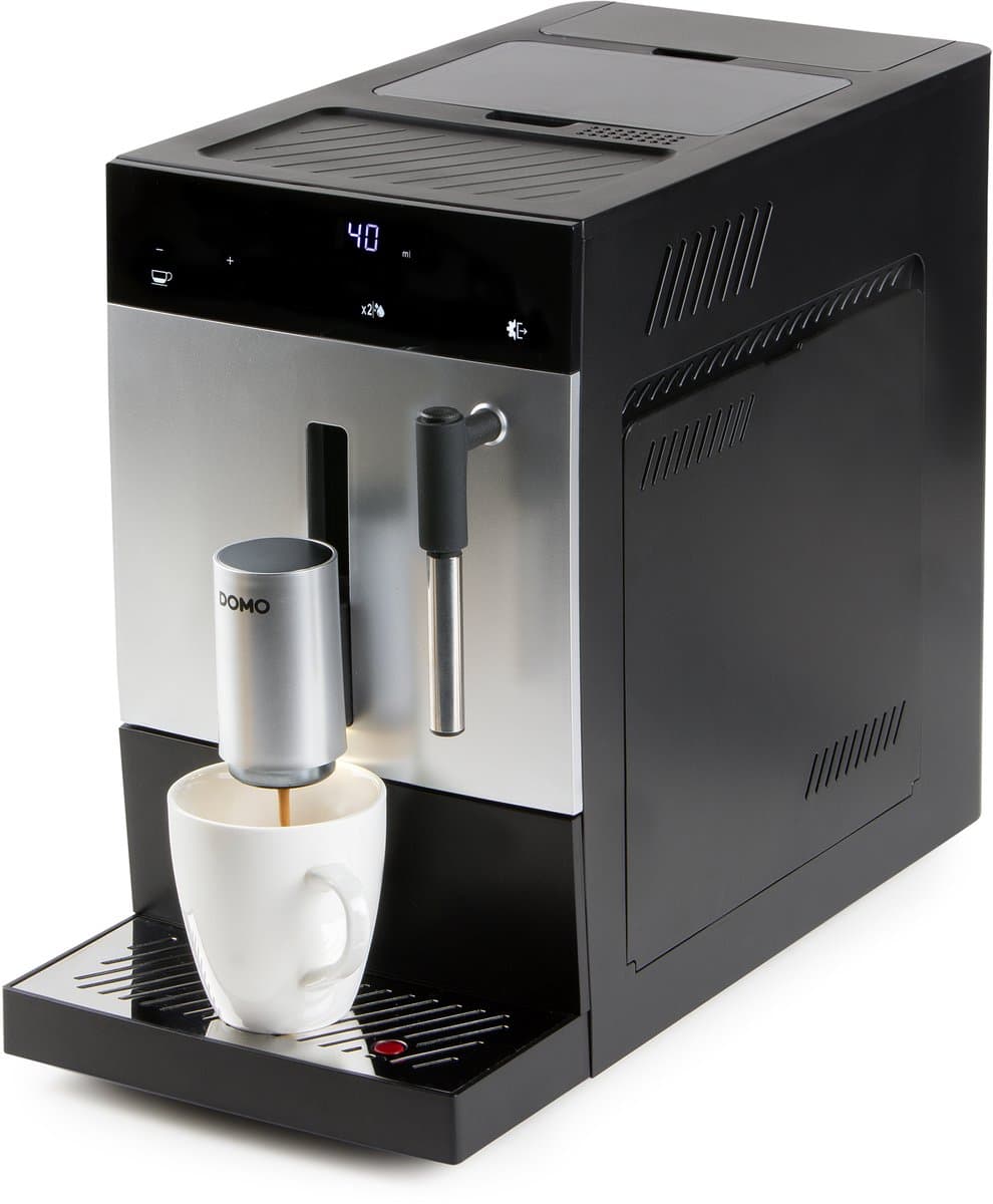 DOMO DO741K Volautomatische Espressomachine - Melkopschuimer – 1 Touch Bean-To-Cup – Geïntegreerde Koffiemolen - Espresso – Americano – Lungo – Cappuccino – Latte Macchiato – ARS pomp 19 bar — afbeelding 1