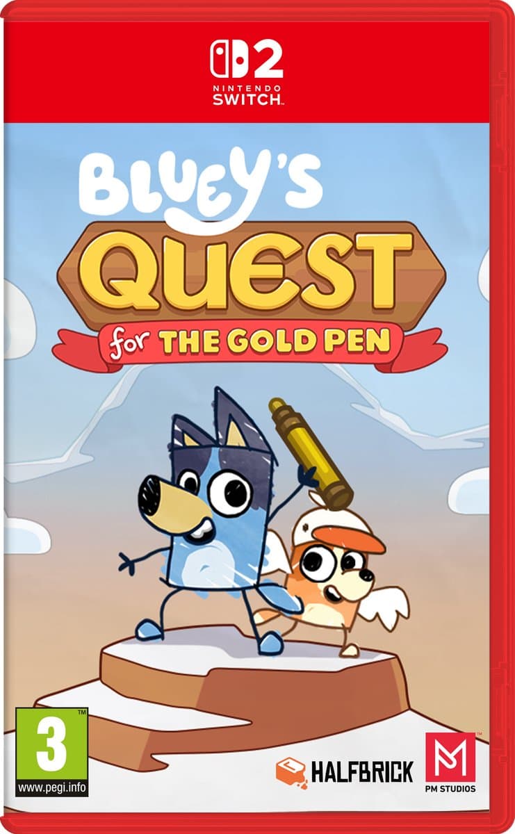 Bluey's Quest for the Gold Pen - Nintendo Switch 2 — afbeelding 1