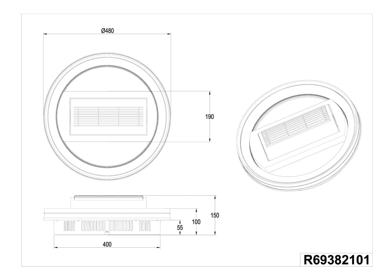 REALITY KURULA - Ventilator - Wit - incl. 1x SMD 37 W - Afstandsbediening - Geintegreerde dimmer - Traploos instelbare lichtkleur - Oscillerend - Zomer- en wintermodus - 6 snelheidsniveaus — afbeelding 1