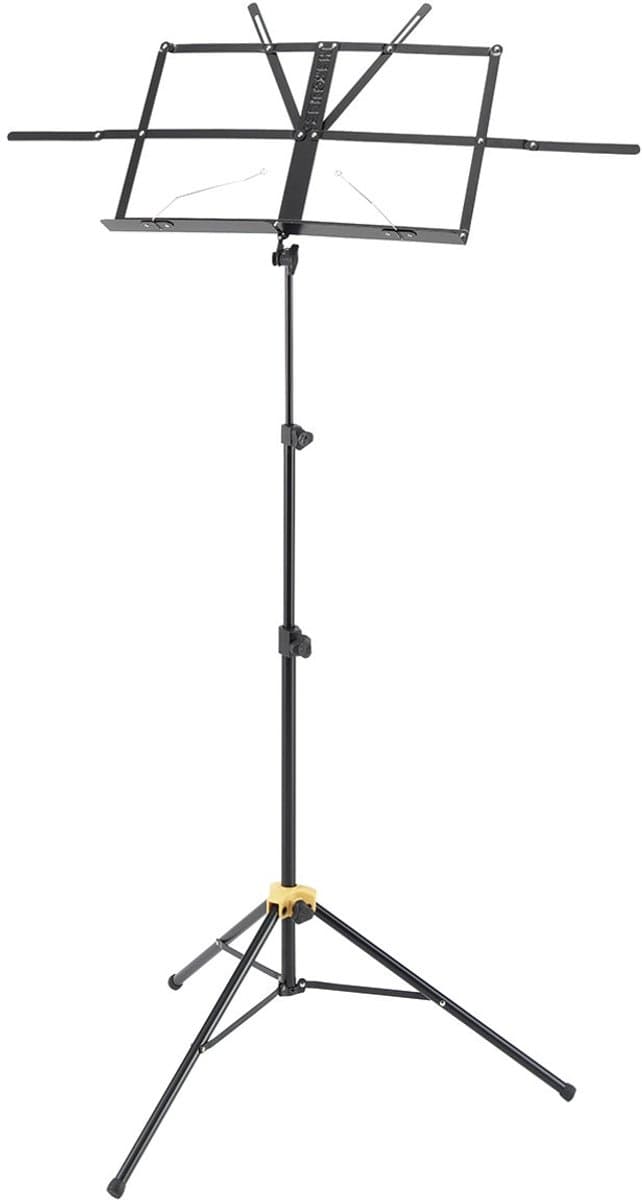HERCULES HCBS-050B muziekstandaard, opvouwbaar, incl. tas — afbeelding 1