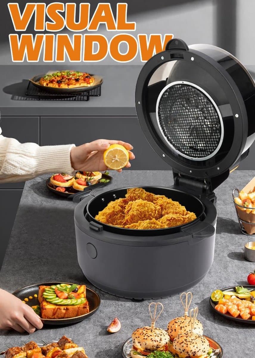 Heteluchtfriteuse - Slimme Tafeloven - Gezond Koken - 6 Voorgeprogrammeerde Menu's - 5.5 Liter Inhoud — afbeelding 1