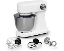Krachtige Keukenmachine – 1500W Mixer met 5L RVS Kom, Planetaire Kneedfunctie en 12 Snelheden