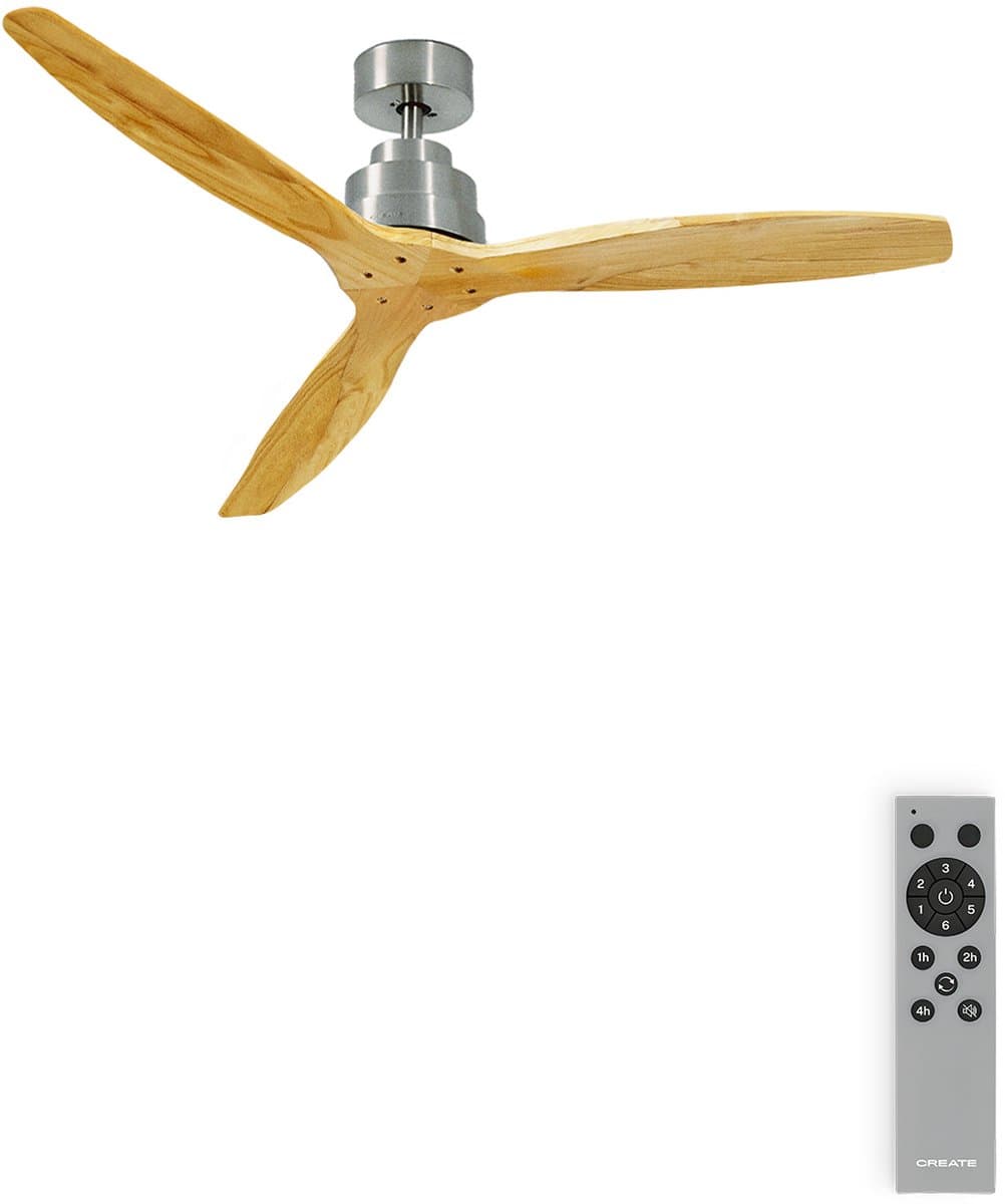 CREATE - Stille plafondventilator met technische ABS bladen 40W (Ø132cm) - Geen licht - Afstandsbediening - 6 snelheden - Programmeerbaar - WIND STYLANCE — afbeelding 1