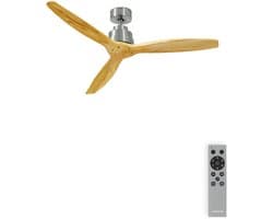 CREATE - Stille plafondventilator met technische ABS bladen 40W (Ø132cm) - Geen licht - Afstandsbediening - 6 snelheden - Programmeerbaar - WIND STYLANCE