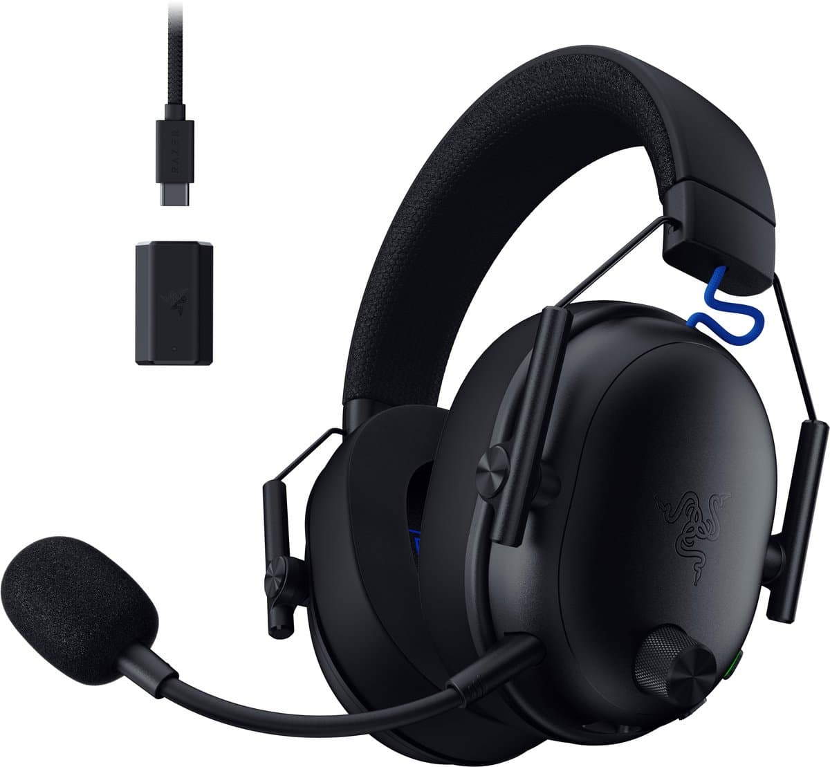 Razer BlackShark V3 - Draadloze Gaming Headset - 7.1 Surround - 2.4GHz - PlayStation - Zwart — afbeelding 1