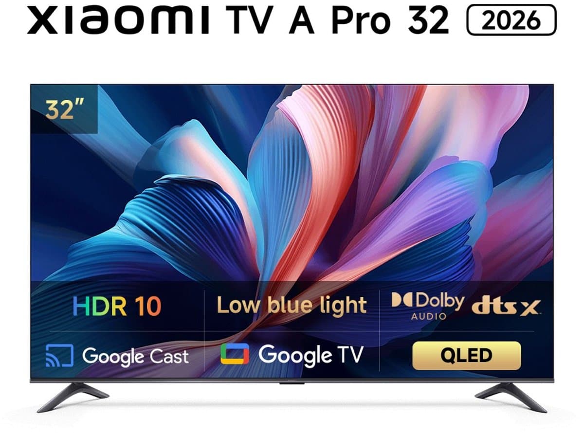 Xiaomi TV A Pro 2026 Smart TV – 32 Inch – QLED Google TV — afbeelding 1