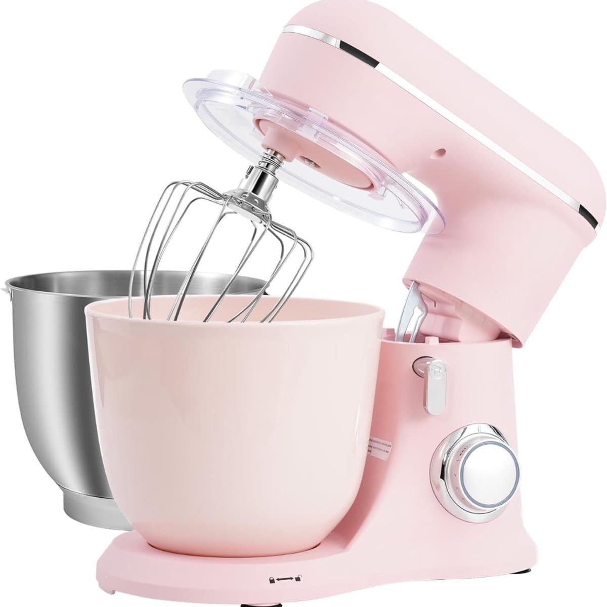SAVI® Mixer met mengkom - Mixer - Mixer met mengkom keukenmachine - Roze - 22cm x 36cm x 33cm — afbeelding 1