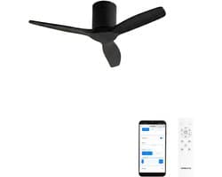 CREATE - Stille 40W plafondventilator met technische ABS bladen in verschillende maten - S - Geen licht - WIFI - WIND CALM