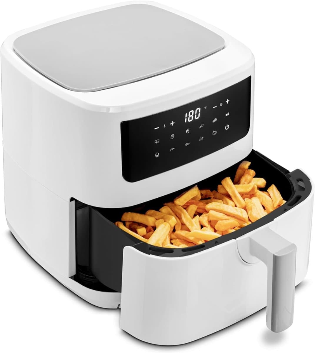 Aurixi® Mini airfryer - Airfryer - Airfryer klein - Wit - 42cm x 32cm x 33cm — afbeelding 1
