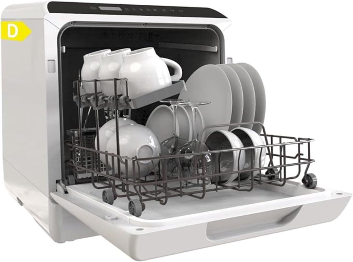 Zyrex® Mini Vaatwasser - Vaatwasser - Tafelvaatwasser - Wit - 43cm x 43cm x 46cm — afbeelding 1