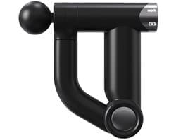 Massagepistool - Verlengde Bocht - Zwart - 32 Standen - LCD Display - Oplaadbaar - 25W - Diepe Weefselmassage - Rugmassage - Spierherstel - Mini Draagbaar