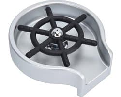 Glazenspoeler - Bekerreiniger - Snel Glazen Wassen - Eenvoudige Installatie - Zilver Zwart