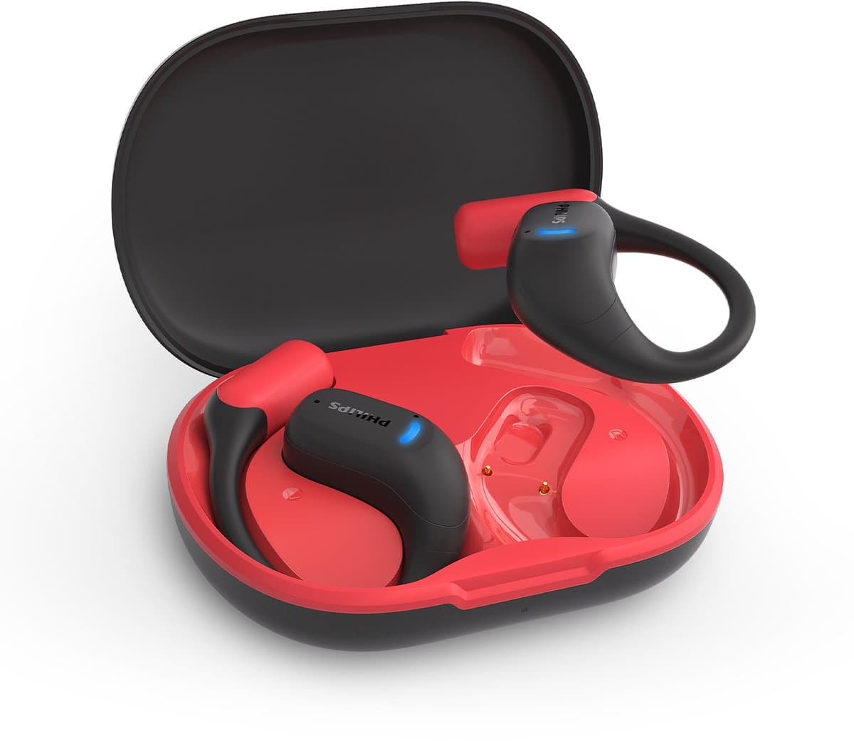 PHILIPS TAA6709 Draadloze Open Ear Koptelefoon - IP55 - Draadloos - Multipoint - Touch Control - Sport - Zwart — afbeelding 1