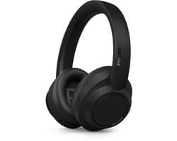 PHILIPS TAH6509 Ruisonderdrukkende Over-Ear Wireless Bluetooth Headphones - Superieure gesprekskwaliteit, Geschikt voor Voice Assistant met tot 45 uur muziekafspeeltijd - Zwart