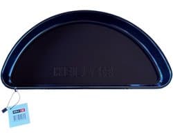 Keij Kamado BBQ Lekbak / Drip Tray Halve Maan Large - Emaille - voor 21 inch Kamado's - Universeel