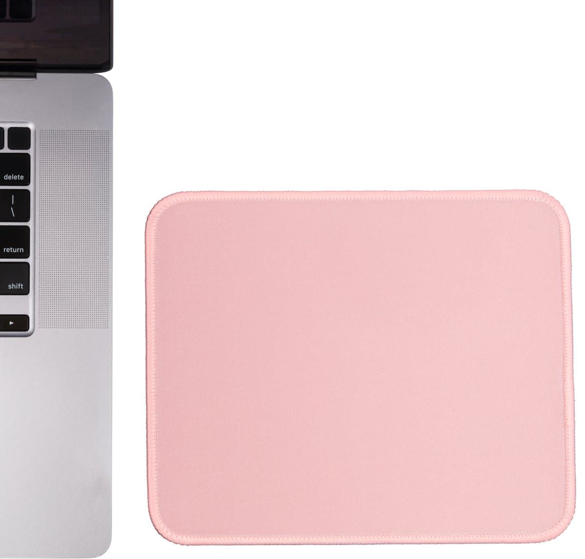 Muismat Lichtroze - Antislip Mousepad 21X18 CM - Gaming Muismat voor Kantoor en Gaming — afbeelding 1