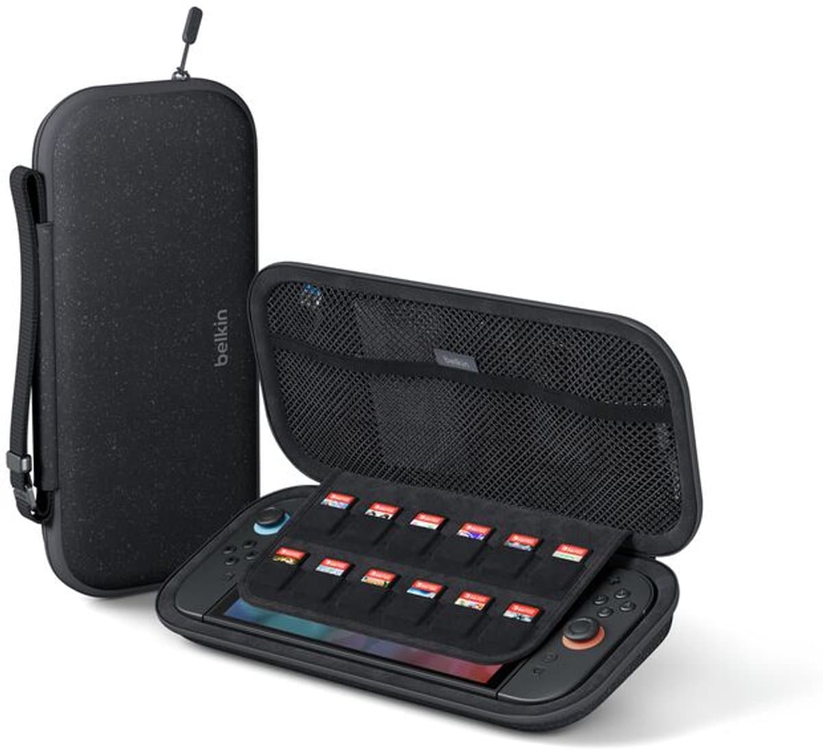 Belkin Gaming Nintendo Switch 2 Beschermhoes met AirTag vak – Antraciet — afbeelding 1