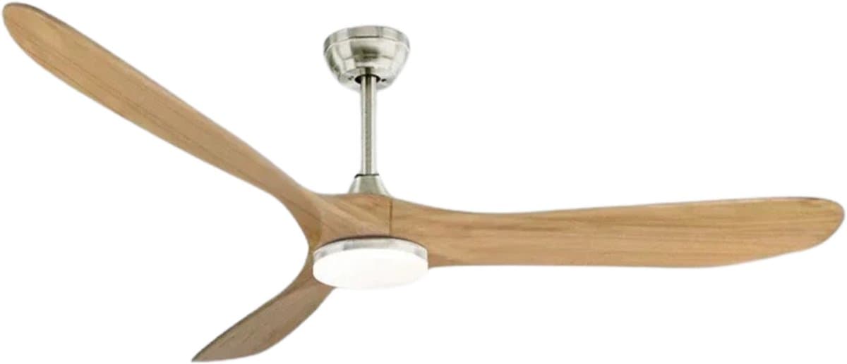Nivard Plafondventilator - Met Verlichting - Plafond Ventilator - Met Lamp - Plafonniere Met Ventilator - Met Licht - Stijl F - 150cm — afbeelding 1