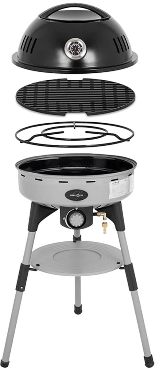 Brunner Devil BBQruiser HT Roundgrid 30 - draagbare gasbarbecue 30mbar — afbeelding 1